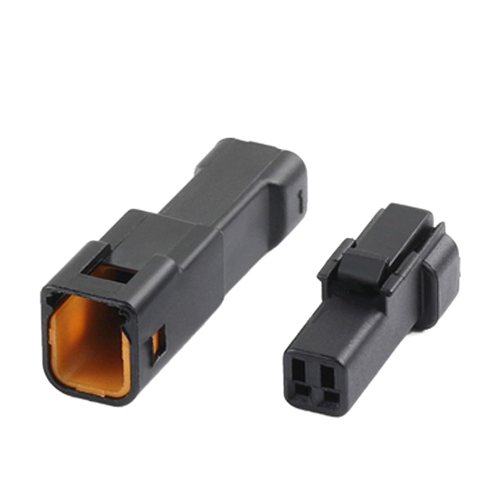 JUANZD 1 Set 2 3 4 6 8 Pin 0,7mm Wasserdichte Elektronische Stecker Kabelbaum Buchse Männlich Weiblich Butt Plug for JST-02T(2pin) von JUANZD