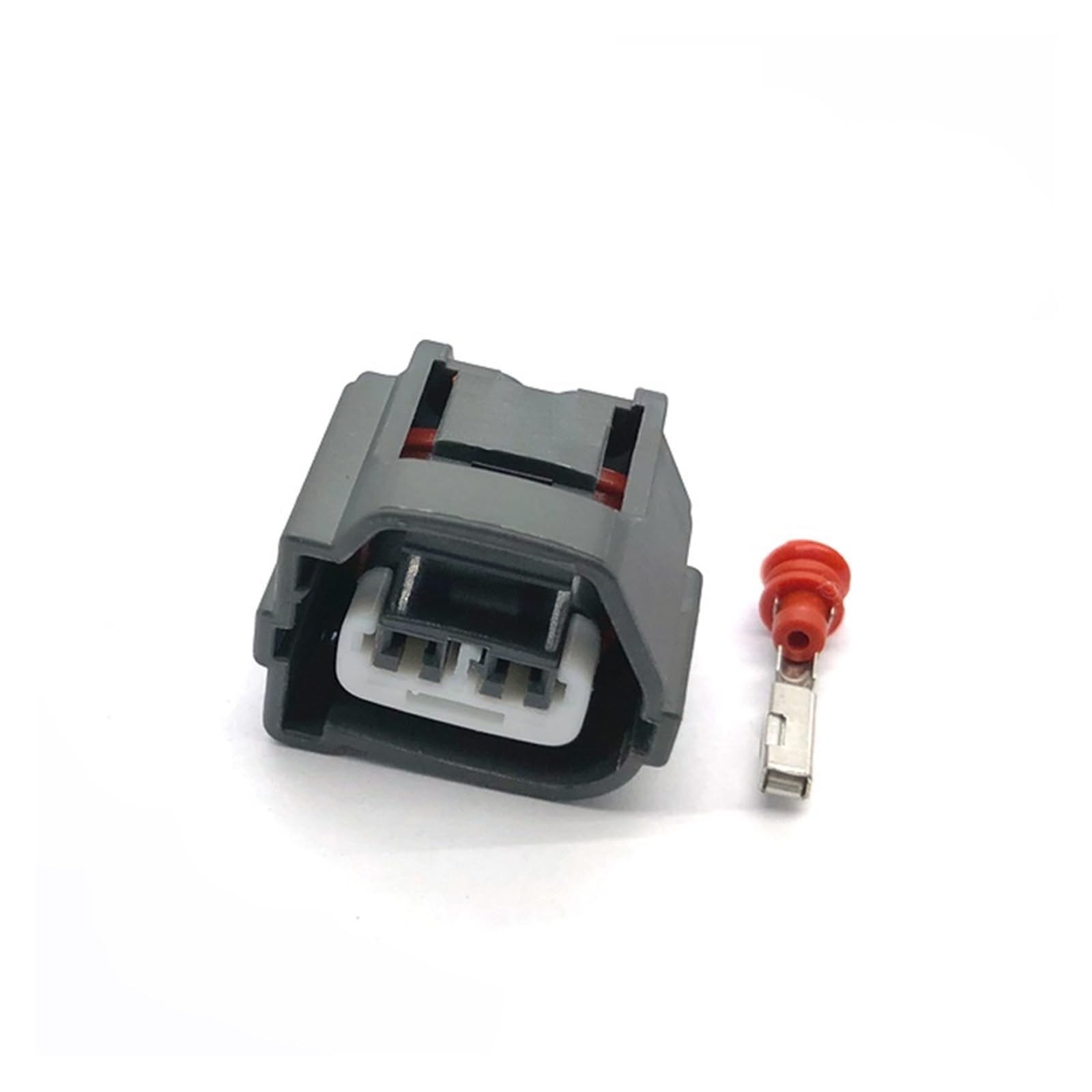 JUANZD 1 Set 2 Pin Automotive Wasserdichten Stecker Weiblichen Draht Stecker Kunststoff Kabelbaum Gehäuse Buchse 90980-10899 90980-10901(Svart,1 Set) von JUANZD