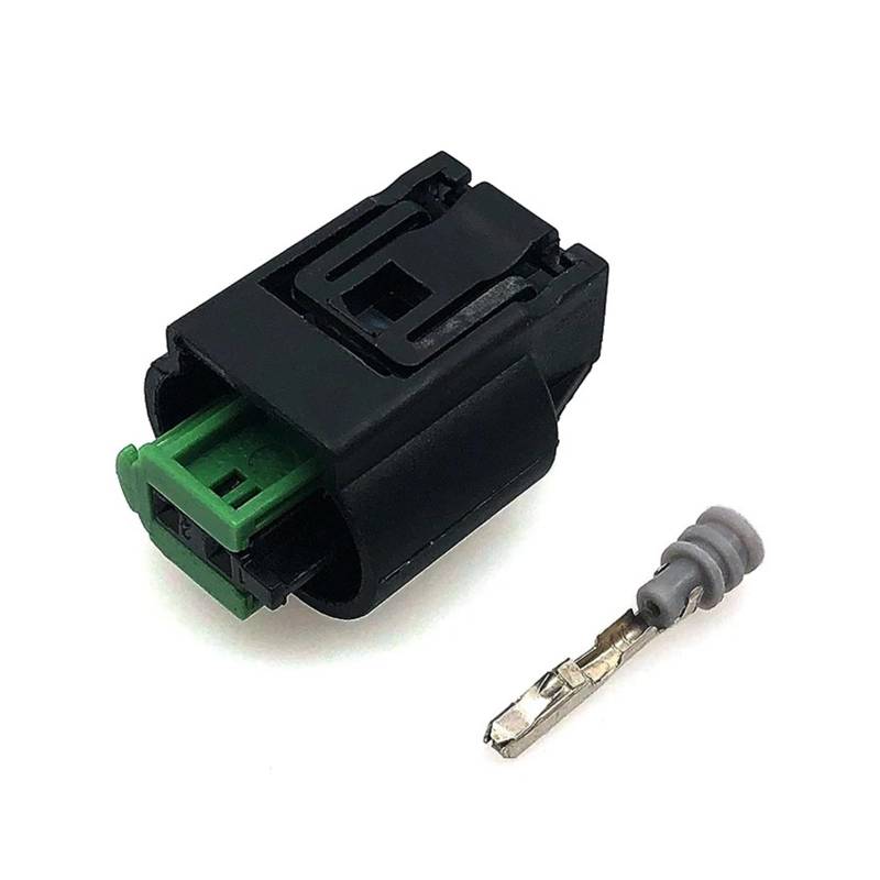 JUANZD 1 Set 2 Pin Motor Kühlmittel Temp Draht Stecker Auto Wasserdichte Sensor Buchse Stecker for 1-967644-1 968405-1(10 sets) von JUANZD