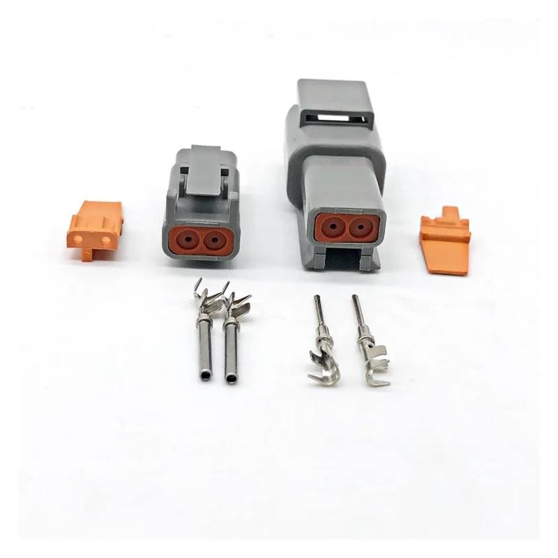 JUANZD 1 Sets DTM 2-12P Männlich Weiblich Auto Wasserdichten Stecker Automotive Versiegelt Stecker Mit Pins(2P) von JUANZD