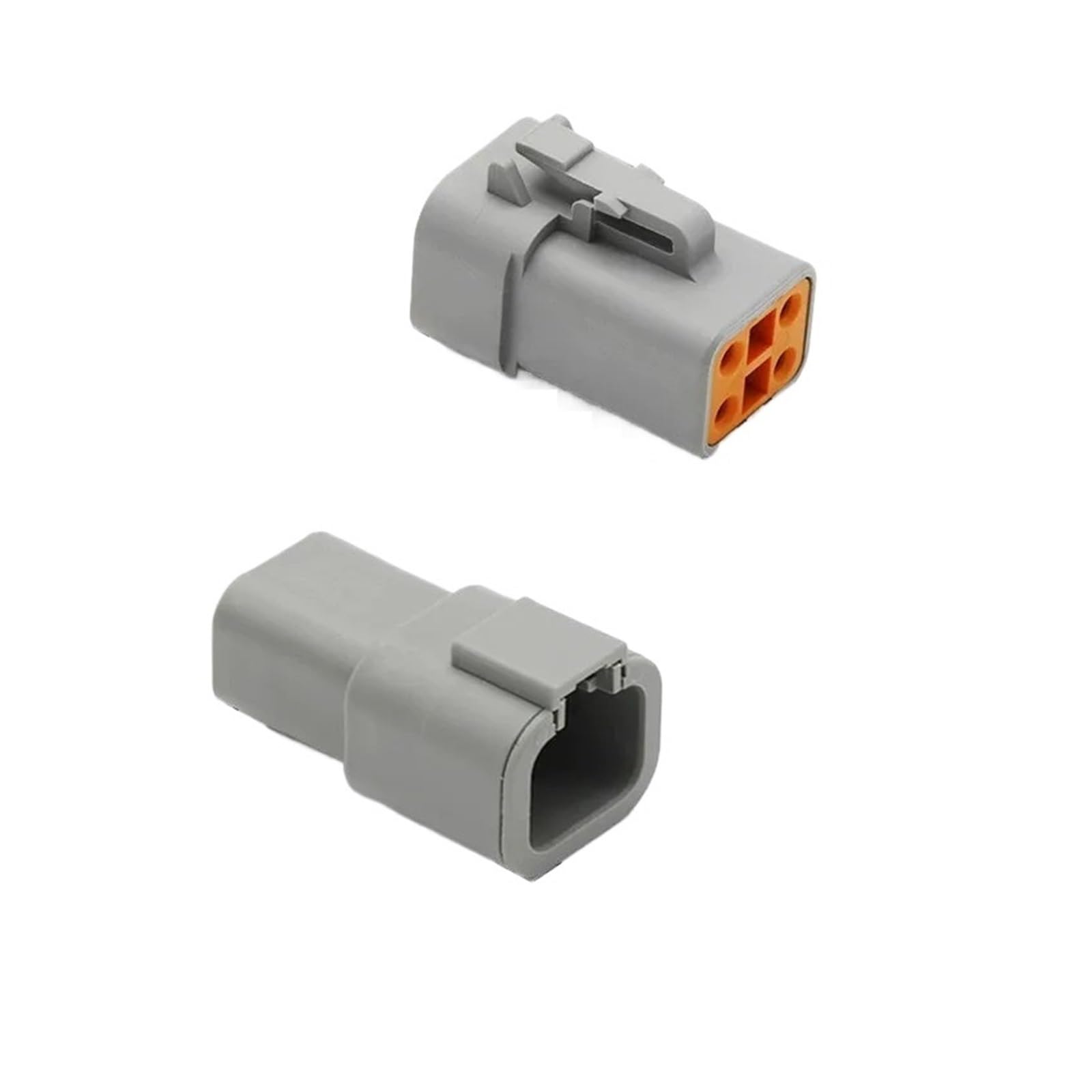 JUANZD 1 stücke 2 Pin 4 Pin Grau Männlich Weiblich Wasserdichte Elektrische Auto Anschlüsse Stecker DTP06-2S DTP04-2P DTP06-4S DTP04-4P(4P Female and Male) von JUANZD