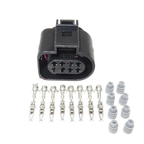 JUANZD 1Set 8 Pin 1,5mm Auto Wasserdichten Stecker Auto Stecker Getriebe Kabelbaum Sockel for 1J 0 973 714 1J0973714 von JUANZD