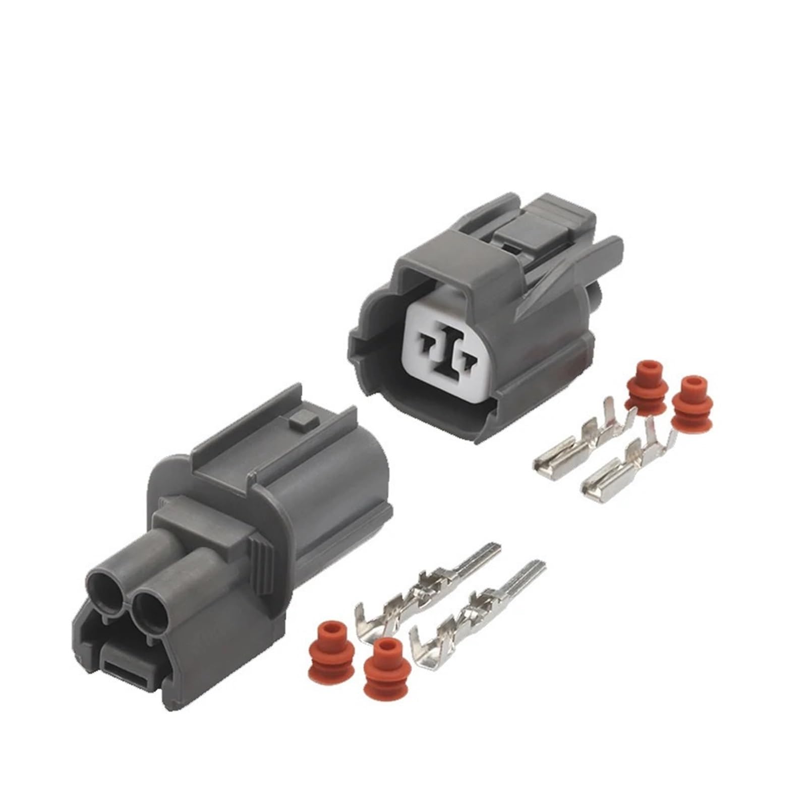 JUANZD 2/10/20/50 Sets 2-poliger wasserdichter elektrischer weiblicher Stecker 6181-0070 6189-0129(2p Female Male,10SETS_2P) von JUANZD