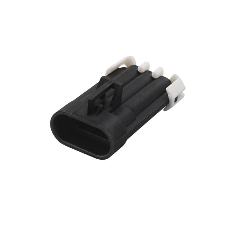 JUANZD 2/5/10/20/Sets 3 Pin Schwarz Auto Stecker Sensor Männlich Weiblich Wasserdicht Stecker 12129615 12110293(3p male,20 sets) von JUANZD