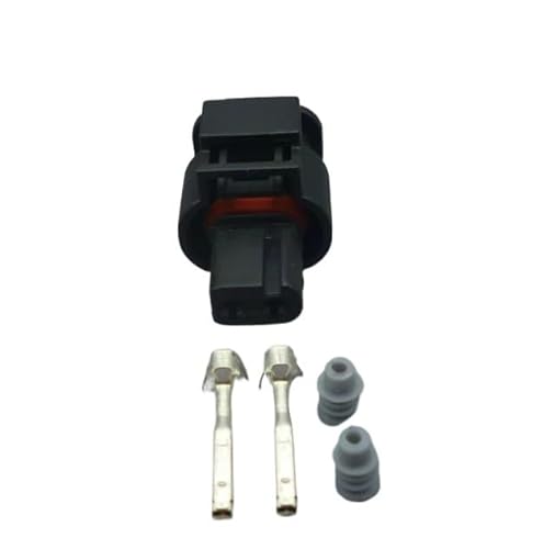 JUANZD 2-poliger 1,2-mm-Auto-Nockenwellen-Magnetventilstecker, wasserdichter Auto-Kabelstecker for 872-857-561(100sets) von JUANZD