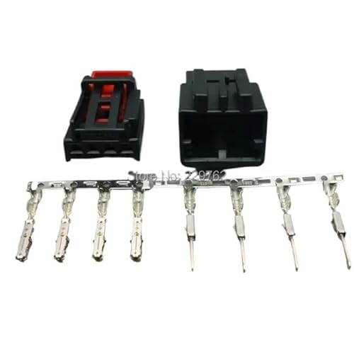 JUANZD 4 Pin/Weg Weiblich Männlich Auto Rücklicht Stuhl Stecker for Sagitar Magotan Golf Schwanz 3AA972714 7N0972704(100sets female male) von JUANZD