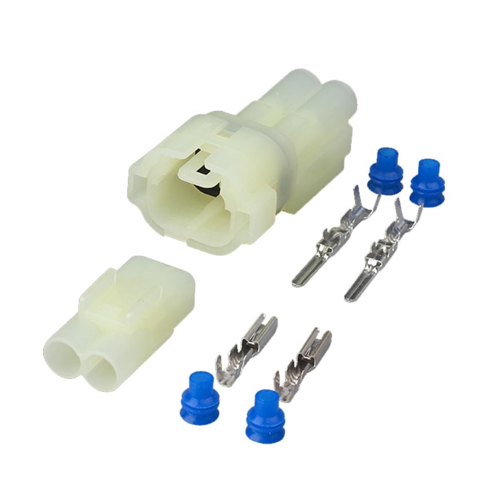 JUANZD 5/10/20/50/Sets 2 Pin Männlich Weiblich Wasserdicht Elektrische Auto Stecker 6180-2451 6187-2801 6187-2804 DJ7025F-2.2-21(2p female male,50 SETS_2P) von JUANZD