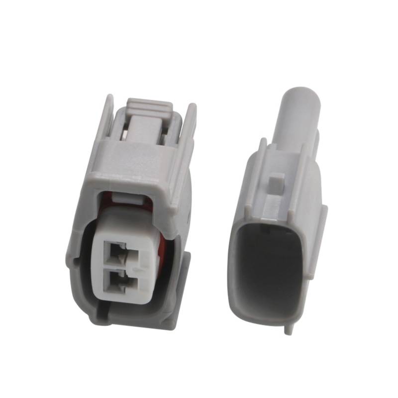 JUANZD 5/10/20/50 Sets 2 Pin Stecker Draht Grau Männlich Weiblich Wasserdichter Stecker 6189-0611 90980-11875(2p female male,20 sets) von JUANZD