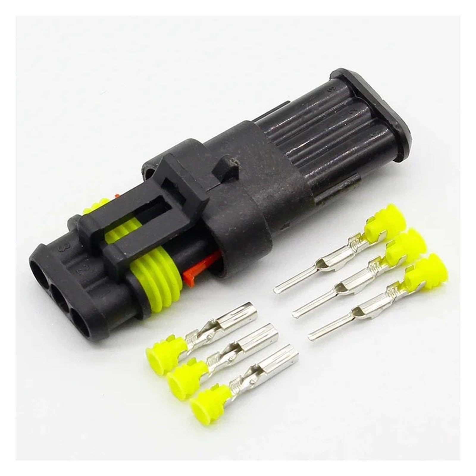 JUANZD 5 Sets Kit 3 Pin Way Wasserdichter elektrischer Kabel-Kfz-Anschlussstecker for Auto von JUANZD