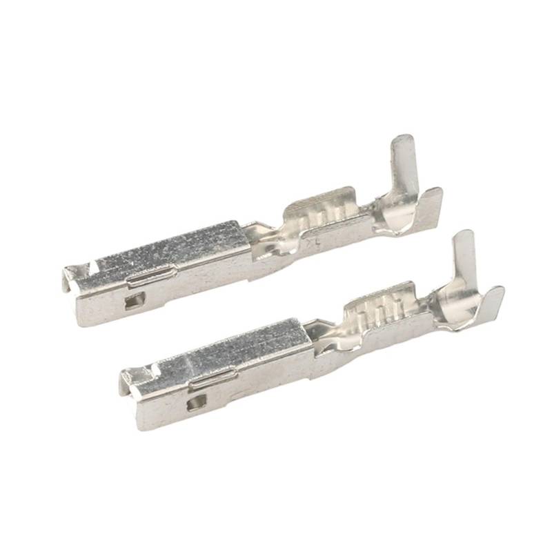 JUANZD 50 Stück 7116-4103-02 H62 Messing verzinnt Automobil-Anschlussstecker Spleißstift 1,5 mm weibliche Crimpklemmen DJ622-F1.5A G334(200 Pcs) von JUANZD