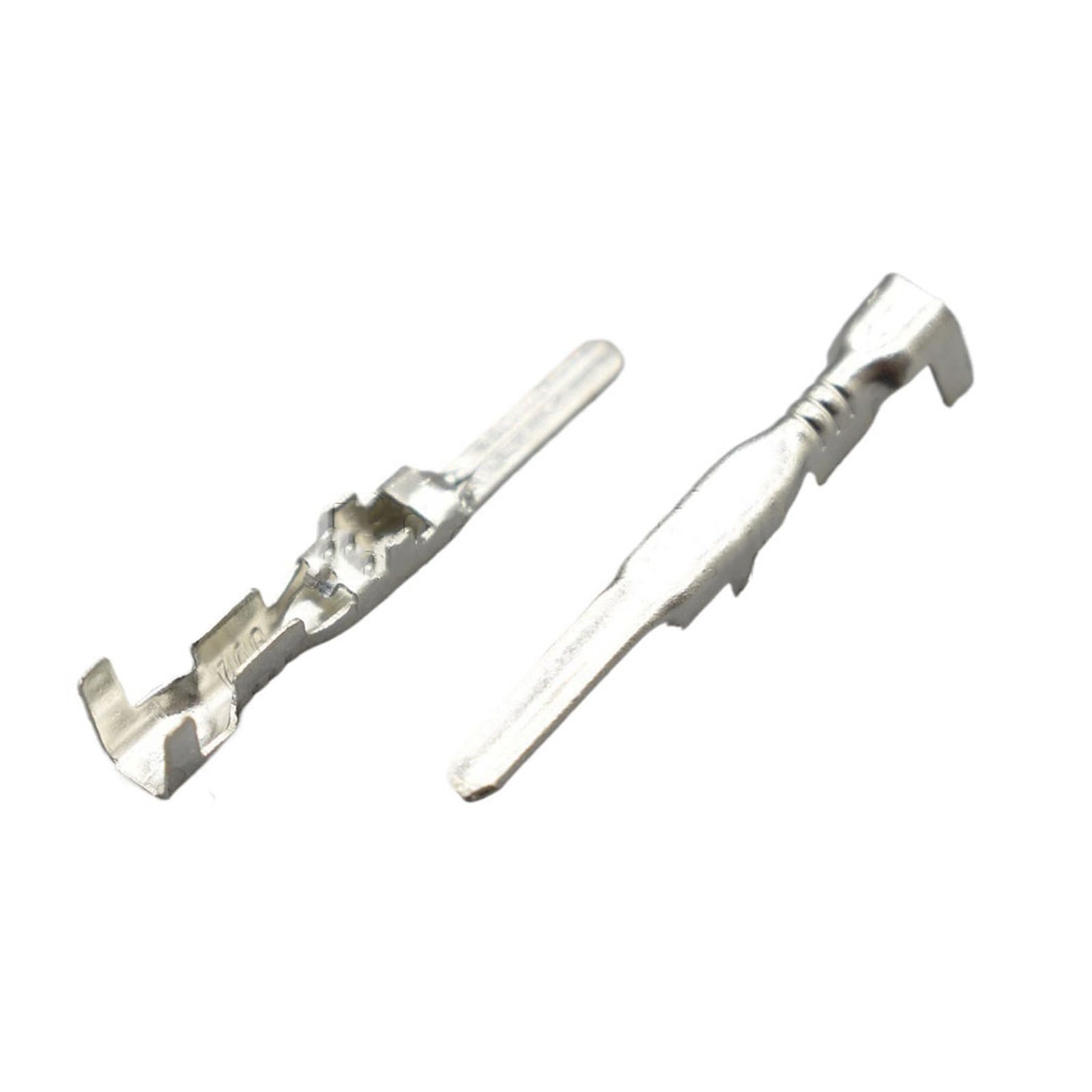 JUANZD 50 Stücke 1/1,5/1,8/2,2/2,8/3,5mm Männlich Weiblich Auto Crimpen Draht Terminal mit Pin Removal Tool(DJ612-2.2) von JUANZD