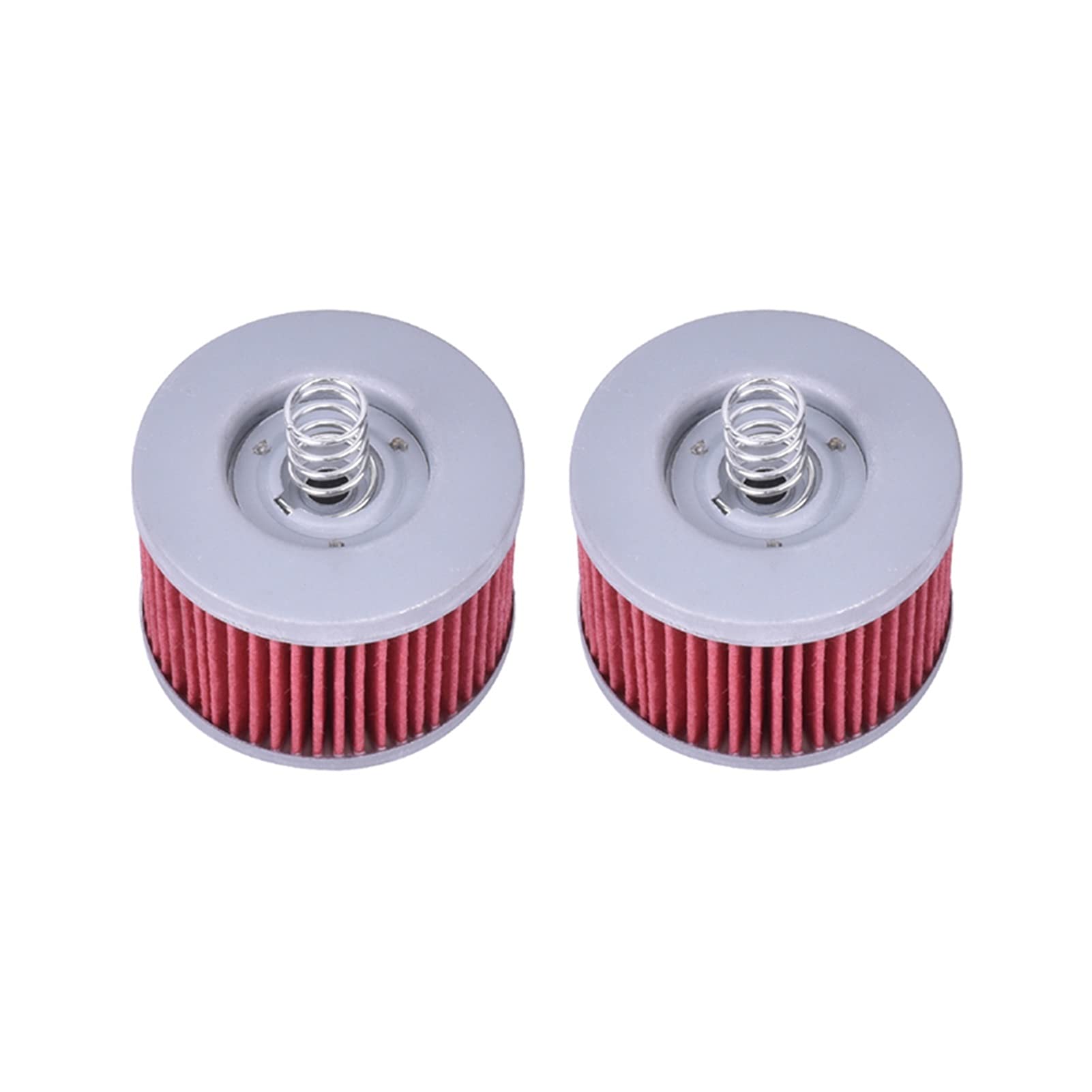 JUANZD Durchmesser 49 mm Höhe 36 mm Motorrad-Ölfilter passend for YS 125 YS125 150 Byson Indonesien FZ16 FZ 16 2SB-E3440-00 21C-E3440-00(2pcs Red) von JUANZD