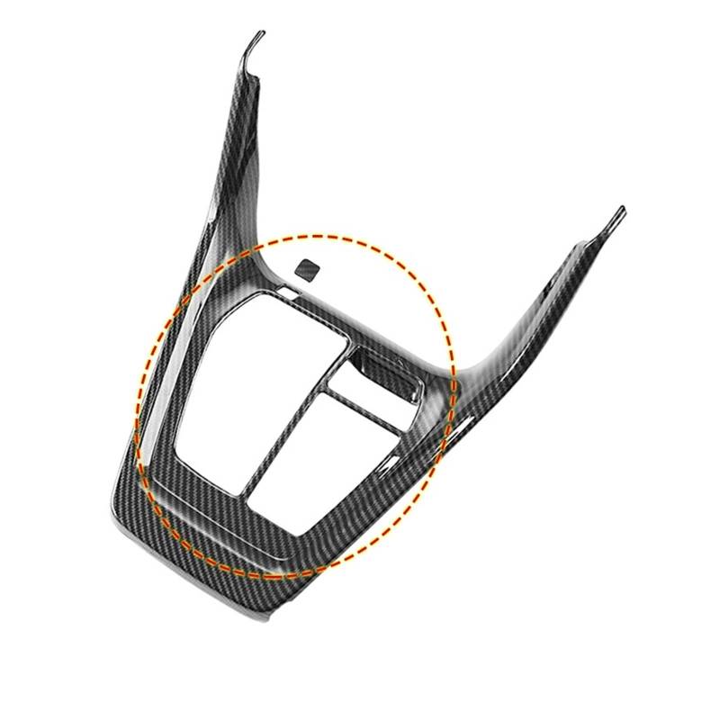 JUANZD For RAV4 2019 2020 2021 2022 2023 XA50 Hybrid Zubehör ABS Auto Zentrale Konsole Schaltknauf Panel Abdeckung Rahmen trimmt(C Carbon fiber RHD) von JUANZD