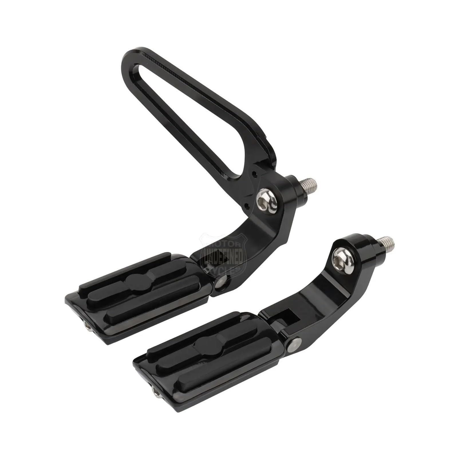 JUANZD Hintere Fußrastenauflage for R18 Classic Beifahrerfußrasten R 18 breite Dielen Pedale Unterstützung Montagesatz Motorradzubehör(Foot Pegs D) von JUANZD