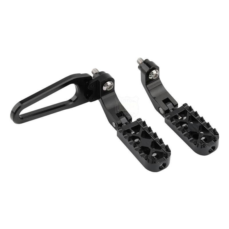 JUANZD Hintere Fußrastenauflage for R18 Classic Beifahrerfußrasten R 18 breite Dielen Pedale Unterstützung Montagesatz Motorradzubehör(Foot Pegs I) von JUANZD