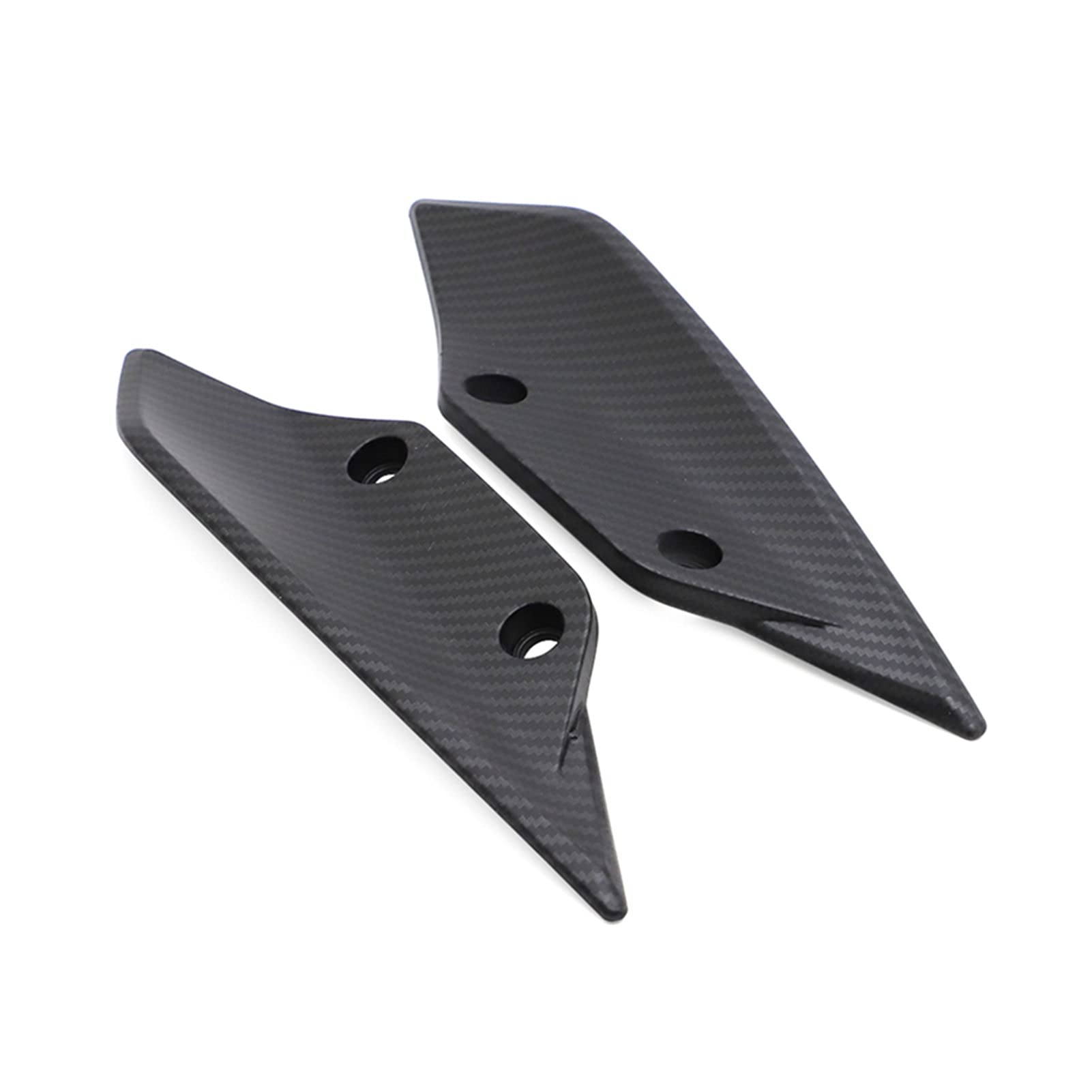 JUANZD Kotflügel vorne Spoiler Winglets Verkleidung Panel Abdeckung Fall Seite Flügel Fit for S1000RR 2009-2014 S1000RR HP4 S 1000 RR Carbon Faser(Matte Carbon Black) von JUANZD