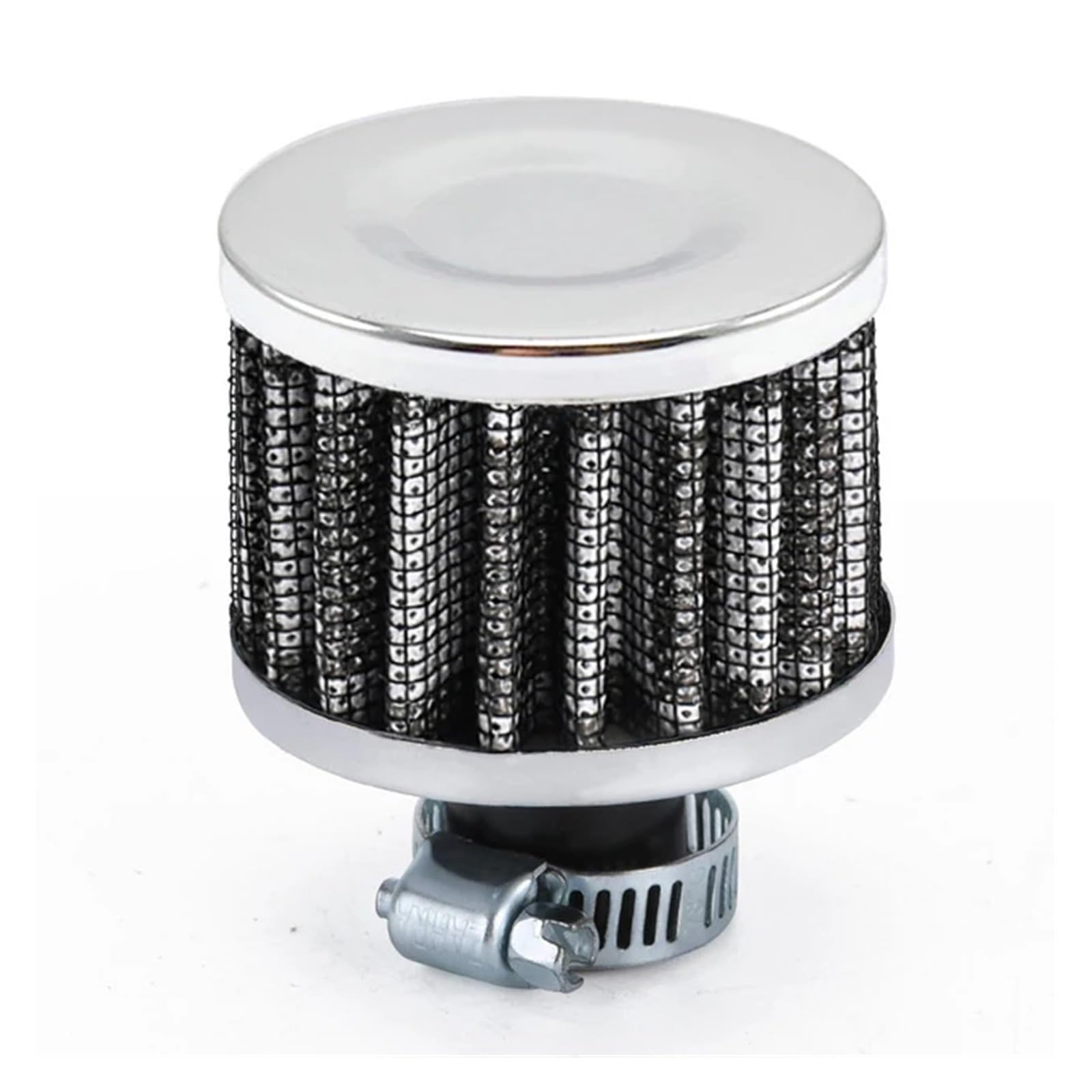 JUANZD Luftfilter Motorrad 12mm Mini Filter Verschnaufpause High Flow Air Intake Turbo Kurbelgehäuse Entlüftungsabdeckung Leistungsfilter for Auto Moto(Carbon) von JUANZD