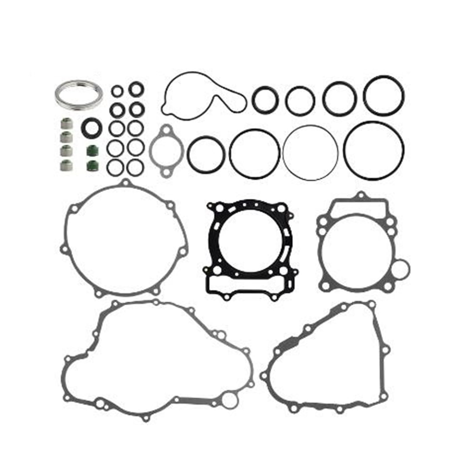 JUANZD Motor Kurbelgehäuse Zylinder Top Bottom Ende Dichtung Kit for YFZ450 YFZ 450 MZ 175 Beta RR 450 2004-2009 ATV von JUANZD