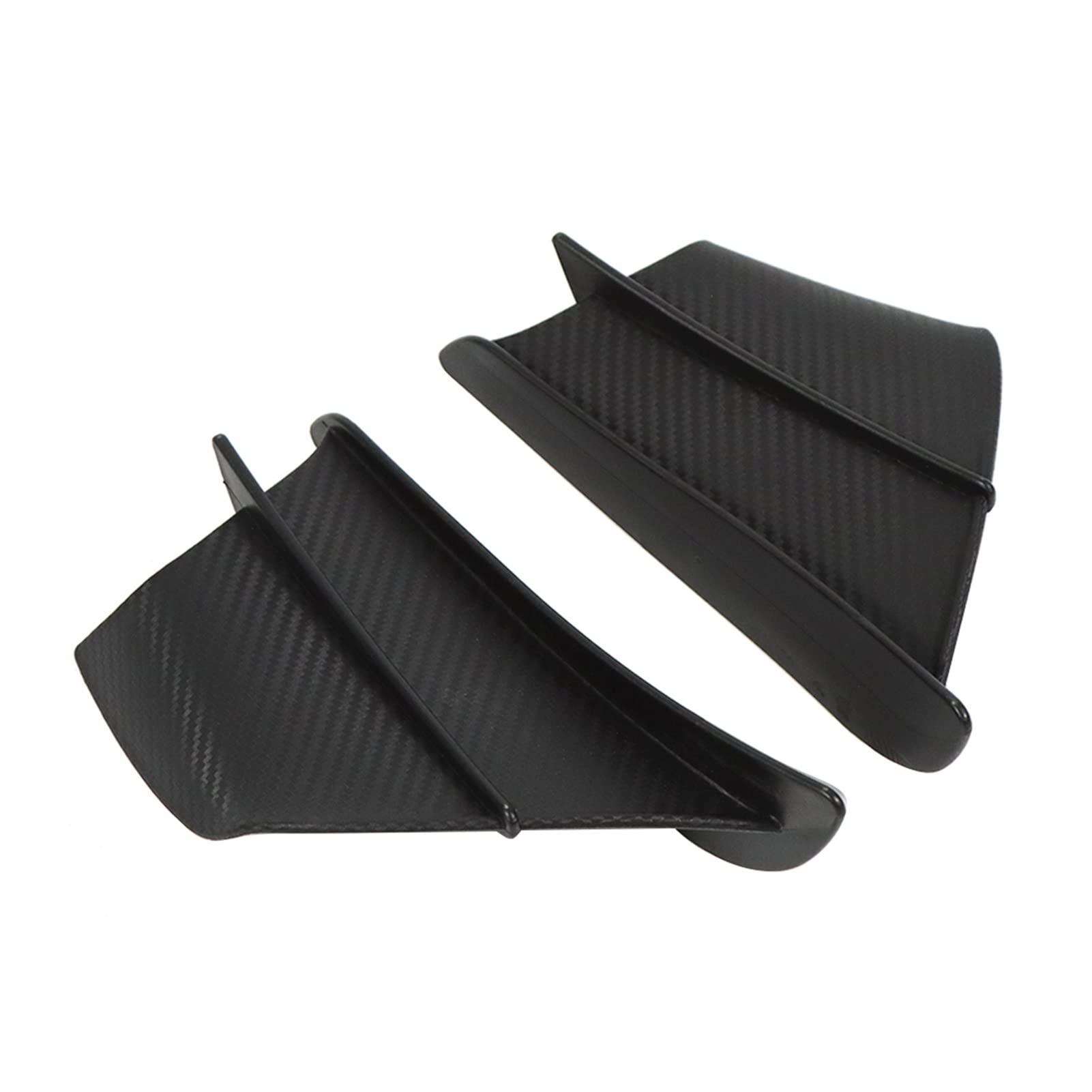 JUANZD Motorcycle Winglet Aerodynamic Wing Kit Spoiler Compatible with CBR650R CBR650F CBR500R CBR1000RR BWS RS Jog Joe GP(Matte Fiber Look) von JUANZD