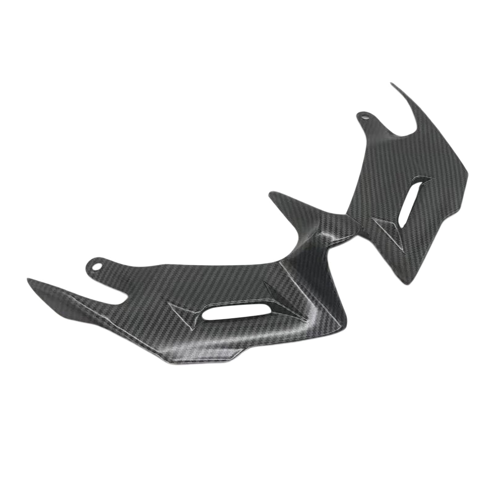 JUANZD Motorrad Aerodynamische Winglets Unterer Flügelschutz Passend for YZF R3 R25 2014-2018 Frontverkleidung Racing Spoiler(Carbon Fiber) von JUANZD