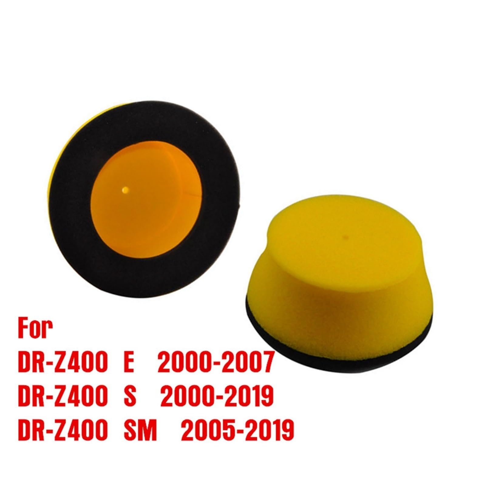 JUANZD Motorrad-Luftfilter-Ansaugreiniger-Element passend for DRZ400E 2000–2007 DRZ400 S 2000–2019 DRZ400SM 2005–2019 DR-Z400 DR-Z 400(1pc) von JUANZD