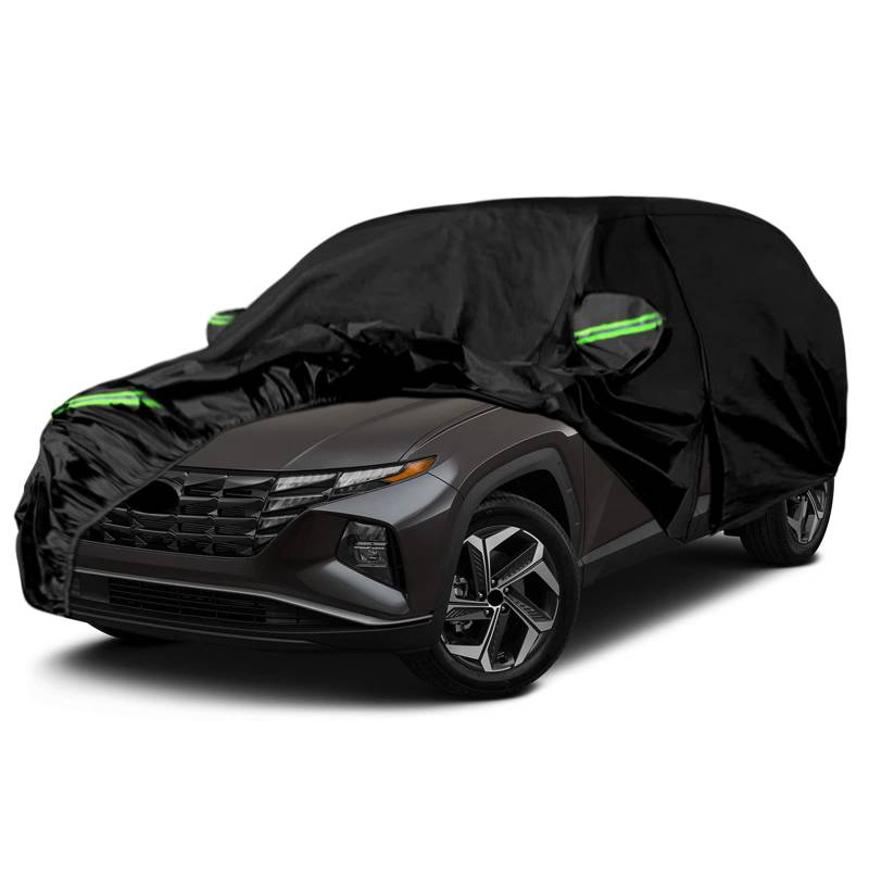 Autoabdeckung Wasserdicht Kompatibel mit Hyundai Tucson ix35 NX4 N-Line SUV 2010-2024, Vollgarage Autoplane Car Cover Outdoor, Auto Ganzgarage Abdeckplane von JUDANNA