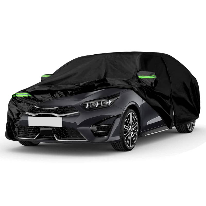 Autoabdeckung Wasserdicht Ersatz für 2018-2024 Kia Proceed GT Hatchback, Vollgarage Autoplane Outdoor, Auto Ganzgarage Abdeckplane Winter Sommer Allwetter Abdeckung Regen Sonne Staub Schnee Schutz von JUDANNA