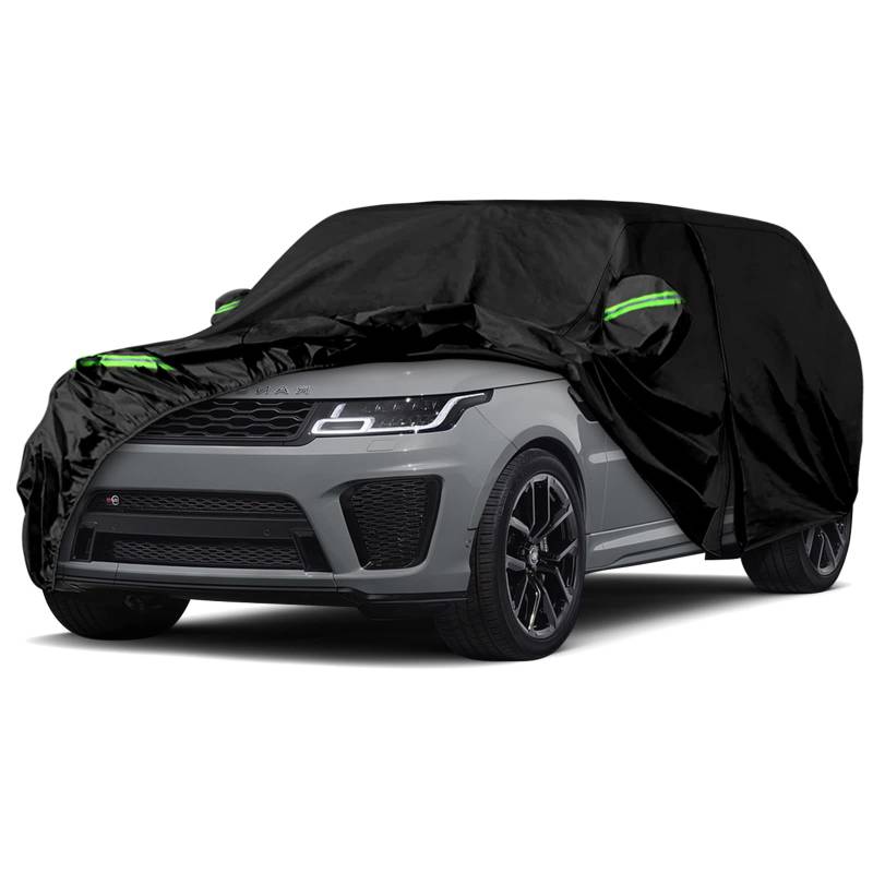 Autoabdeckung Wasserdicht Ersatz für Land Rover Range Rover Sport 2005-2024, Vollgarage Autoplane Outdoor Abdeckung für Regen Schnee Sonne Staub UV Schutz, Winddicht Auto Abdeckplane Winter & Sommer von JUDANNA