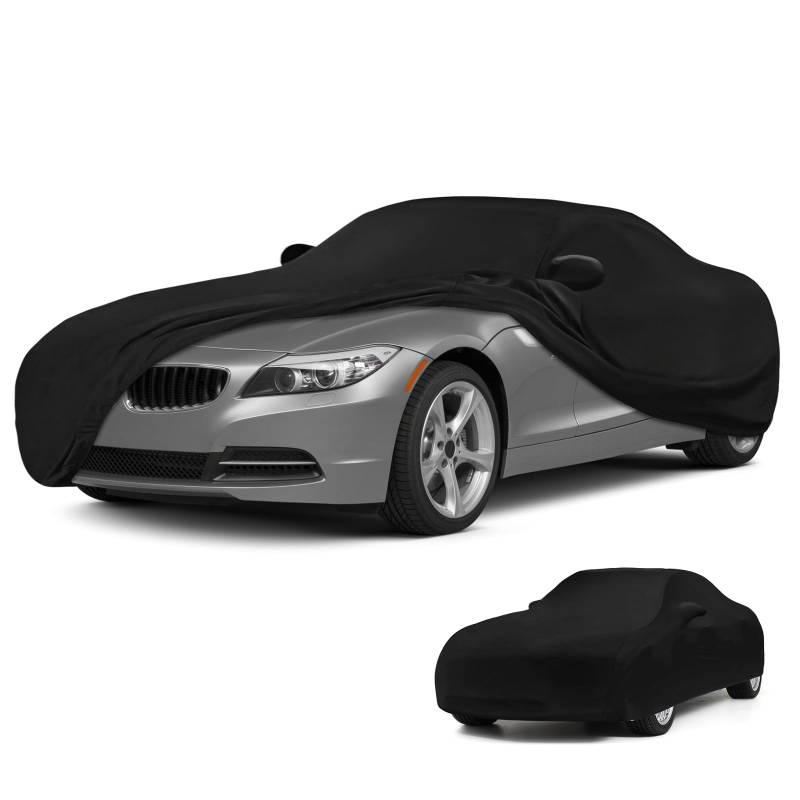 JUDANNA Autoabdeckung Indoor für BMW Z4 2009-2024, Elastisches Innenbereich Auto Abdeckplane Autoplane Indoorgarage Autoschutzhülle Staubdichtes Atmungsaktiv von JUDANNA