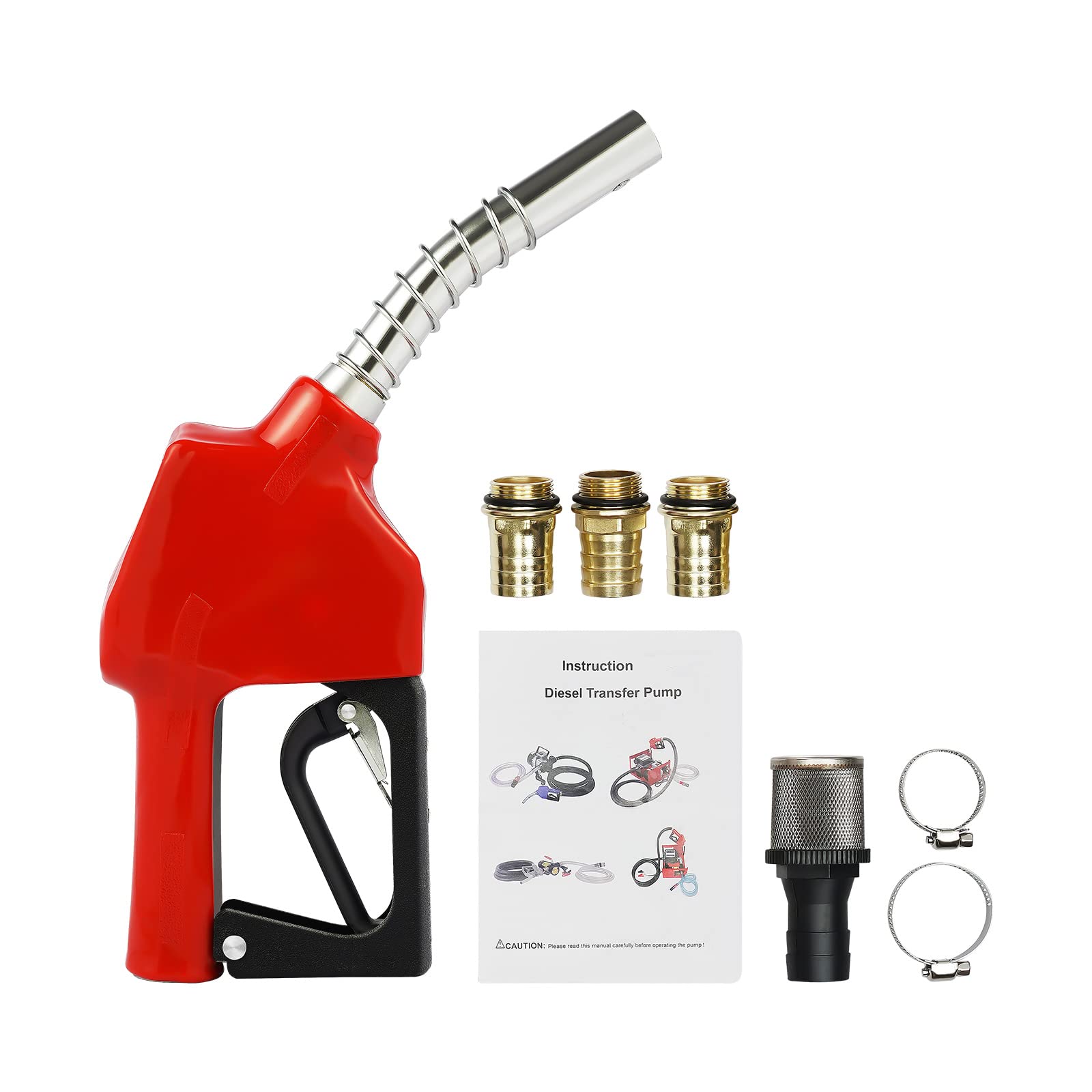 JUDEMII 175 W Selbstansaugende Dieselpume mit Selbstdichtende Ölpistole 3600RPM Dieselpumpe 45 L/min selbstansaugende Pumpe Selbstansaugende Ölpumpe für Öl Diesel Bio-Diesel von JUDEMII