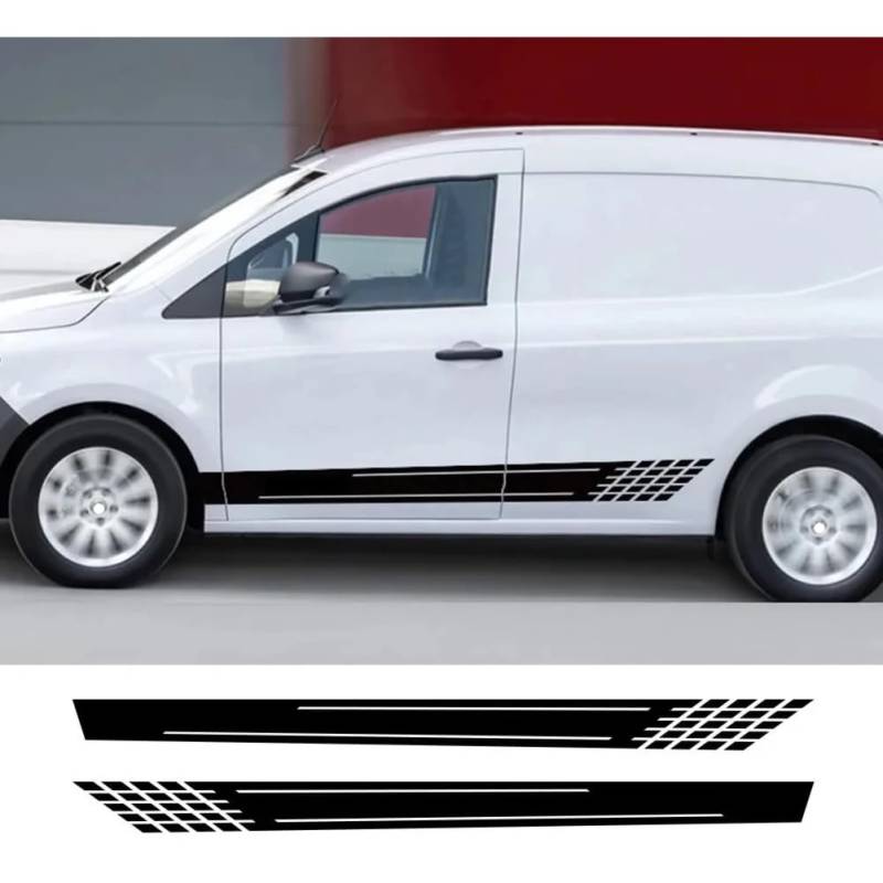 2-teilige Autoaufkleber, für M=ercedes B=ENZ, für Citan 109 CDI Graphics Racing Sport Camper Van Seitentür Vinyl Aufkleber Tuning Zubehör von JUJINGUSA