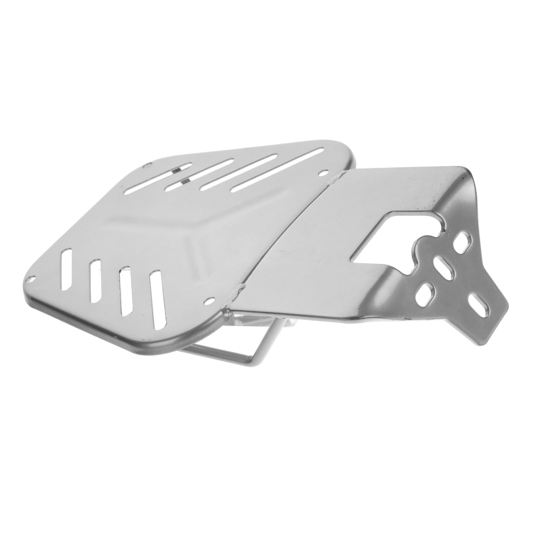 JUMPLAWN Kofferraumhalterung -heckhalter -gepäckträger Sattel Korb Hinten Fahrradträger Fahrrad-heckträger Helm Halter Abnehmbarer -heckträger Silver Metall von JUMPLAWN