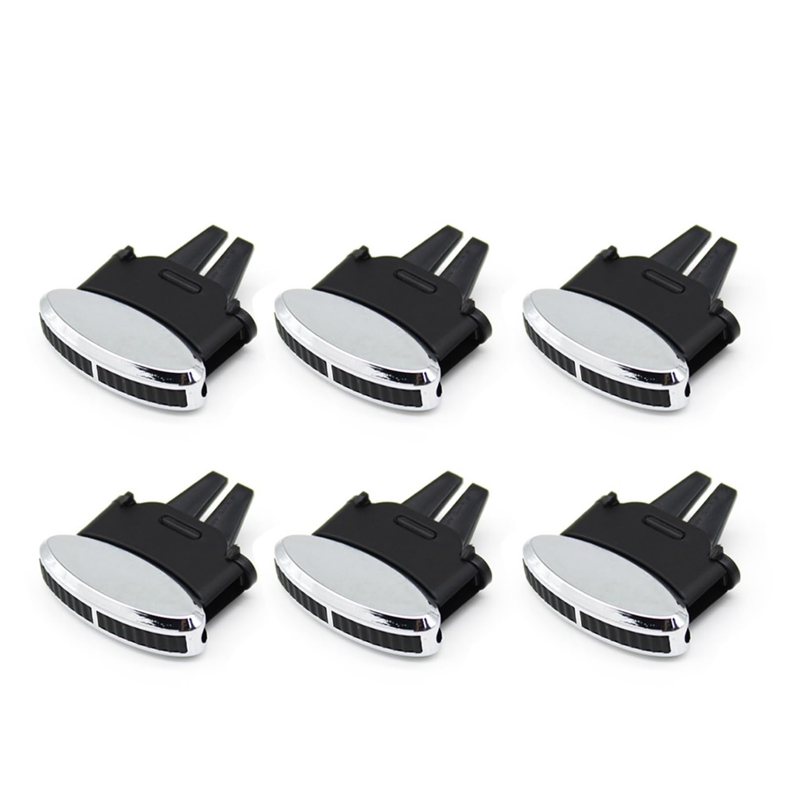 JUNPIY 1/2/4/6 STÜCKE Auto Vorne Hinten Air Vent AC Vent Slider Tab Clips, for Maserati, Quattroporte GranCabrio GranTurismo 225787,225787-C Entlüftungsauslassclip(6PCS) von JUNPIY