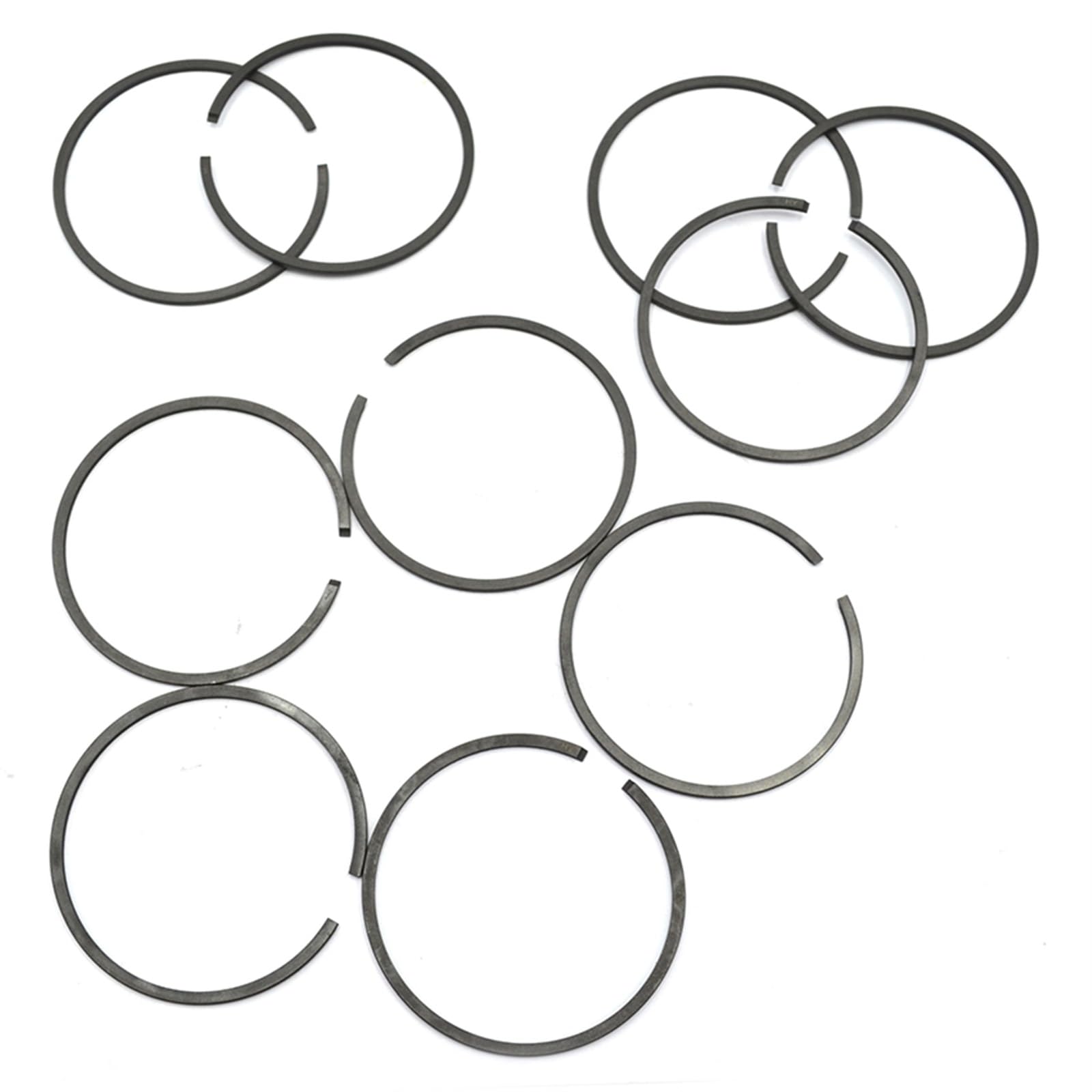 JUNPIY 100 Teile/los 35mm x 1,5mm Kolbenring, for STIHL, FS120 FS160 FS300 FS 120 R BT120C BT121 Trimmer Freischneider, for Husqvarna, 124 125 128 Kettensägen-Kolbenring von JUNPIY