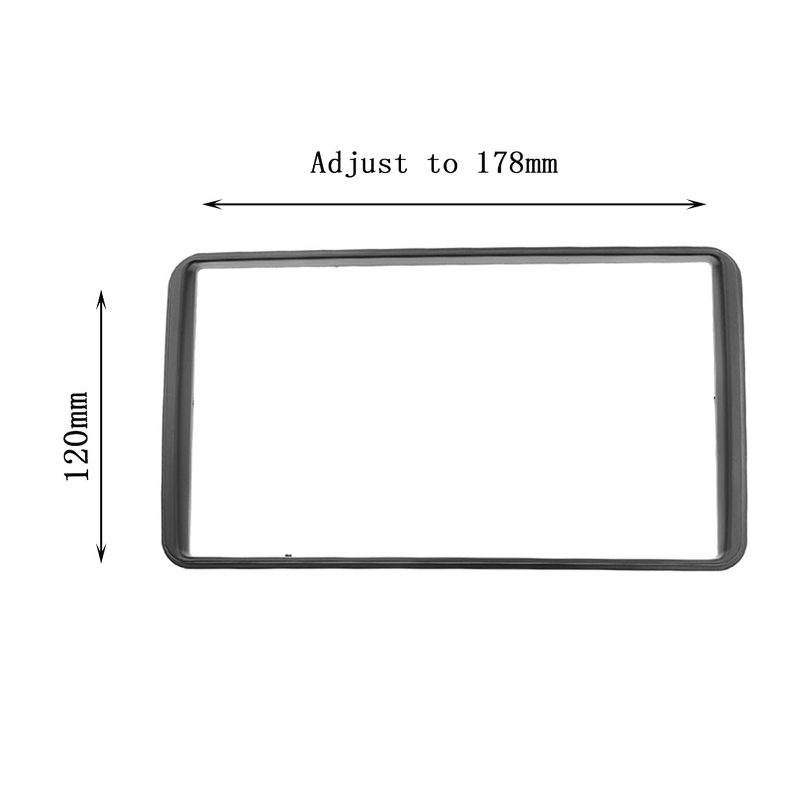 JUNPIY 2-DIN-Autoradio-Facia-Stereo-Schnittstelle, Radio-CD-Facia-Platte, Armaturenbrett-Montageverkleidung, Installationssatz, for Suzuki, Jimny 2006–2012 Blende für Radioblende(178x102mm) von JUNPIY