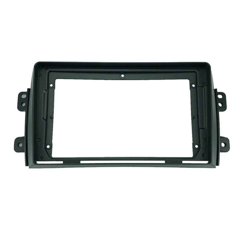 JUNPIY 2 Din 9 Zoll Autoradio-Installations-DVD GPS Mp5 Kunststoff-Einbaurahmen, for Suzuki, SX4, for FIAT, Sedici 2006–2016 Dash Mount Kit Blende für Radioblende von JUNPIY