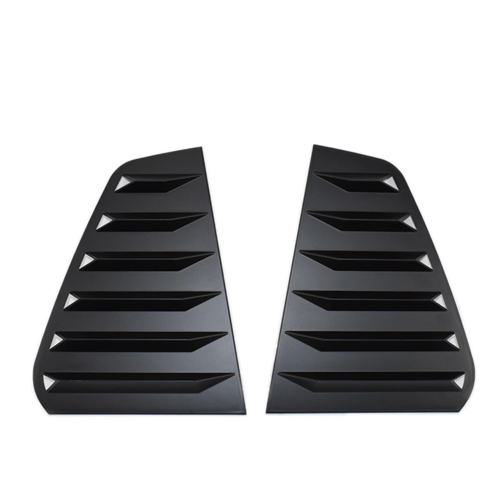 JUNPIY 2PCS Auto-Heckfenster-Shutter-Abdeckungs-Ordnung, for VW, for Golf 6, for Golf 7, for Golf 7,5 MK7 7,5 GTI GTD R MODELLE, Fenster-Lamellen-Seitenschlitz-Ordnung Autofenster-Lamellenaufkleber(Ma von JUNPIY