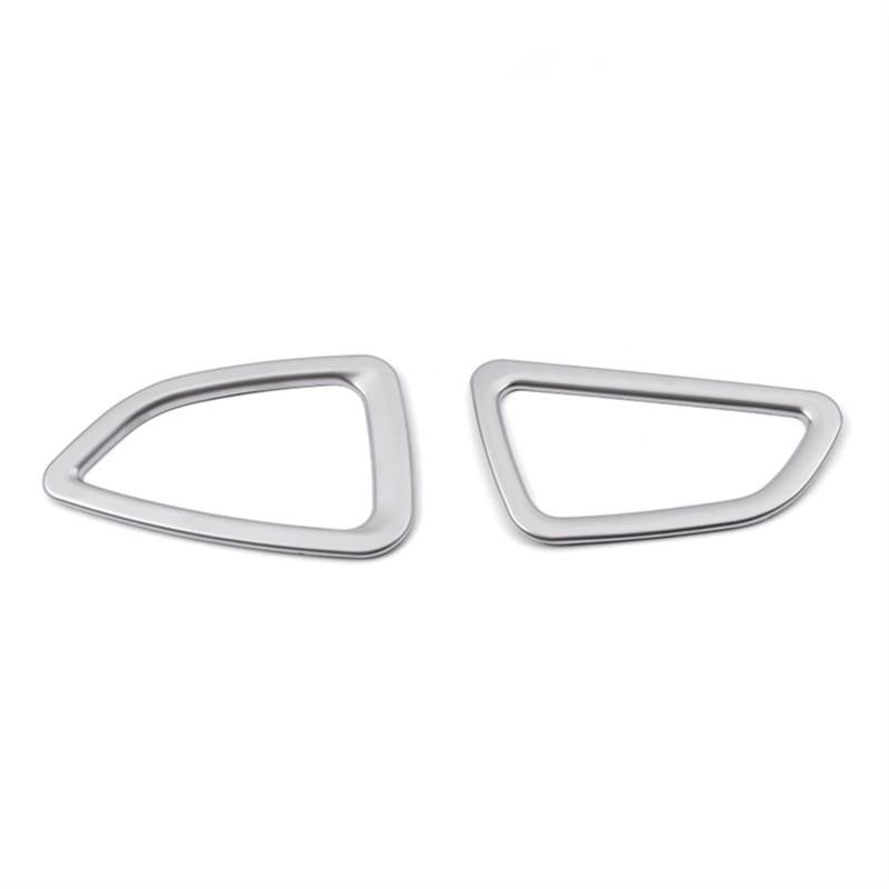 JUNPIY 2PCS Klimaanlagenauslassabdeckung Innendekorationsringaufkleber, for Mercedes-Benz GLA CLA A-Klasse ABS-Chromverkleidung Luft-AC-Aufkleber-Dekoration von JUNPIY