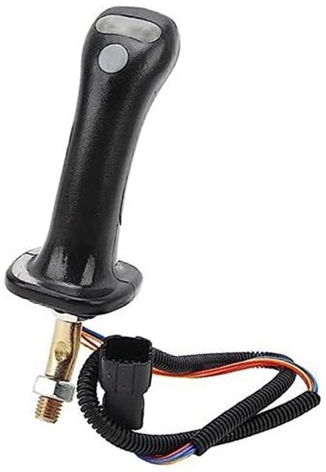 JUNPIY 3-Tasten-Joystick-Griffgetriebe for Bagger, 2-teilige Joystick-Griffe aus Aluminiumlegierung mit 6 Stiften, for Doosan DH DX150 215 225 300 37020119C Joystick für Bagger von JUNPIY