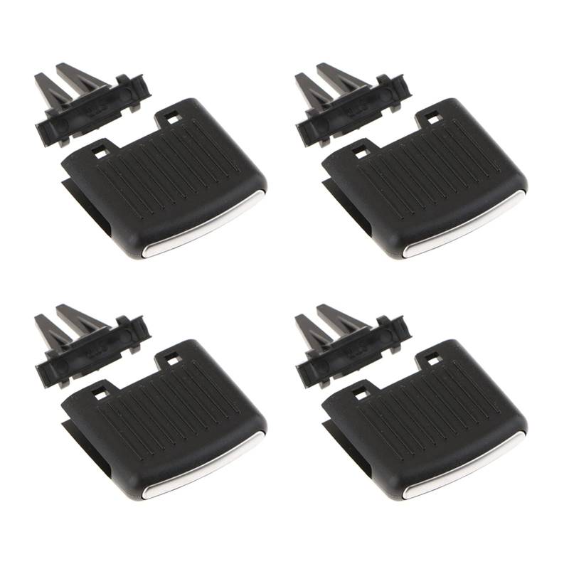 JUNPIY 4 Teile/los Auto Center Dash A/C Air Outlet Tab Clip Reparatur Kit, for VW, Sagitar Entlüftungsauslassclip von JUNPIY