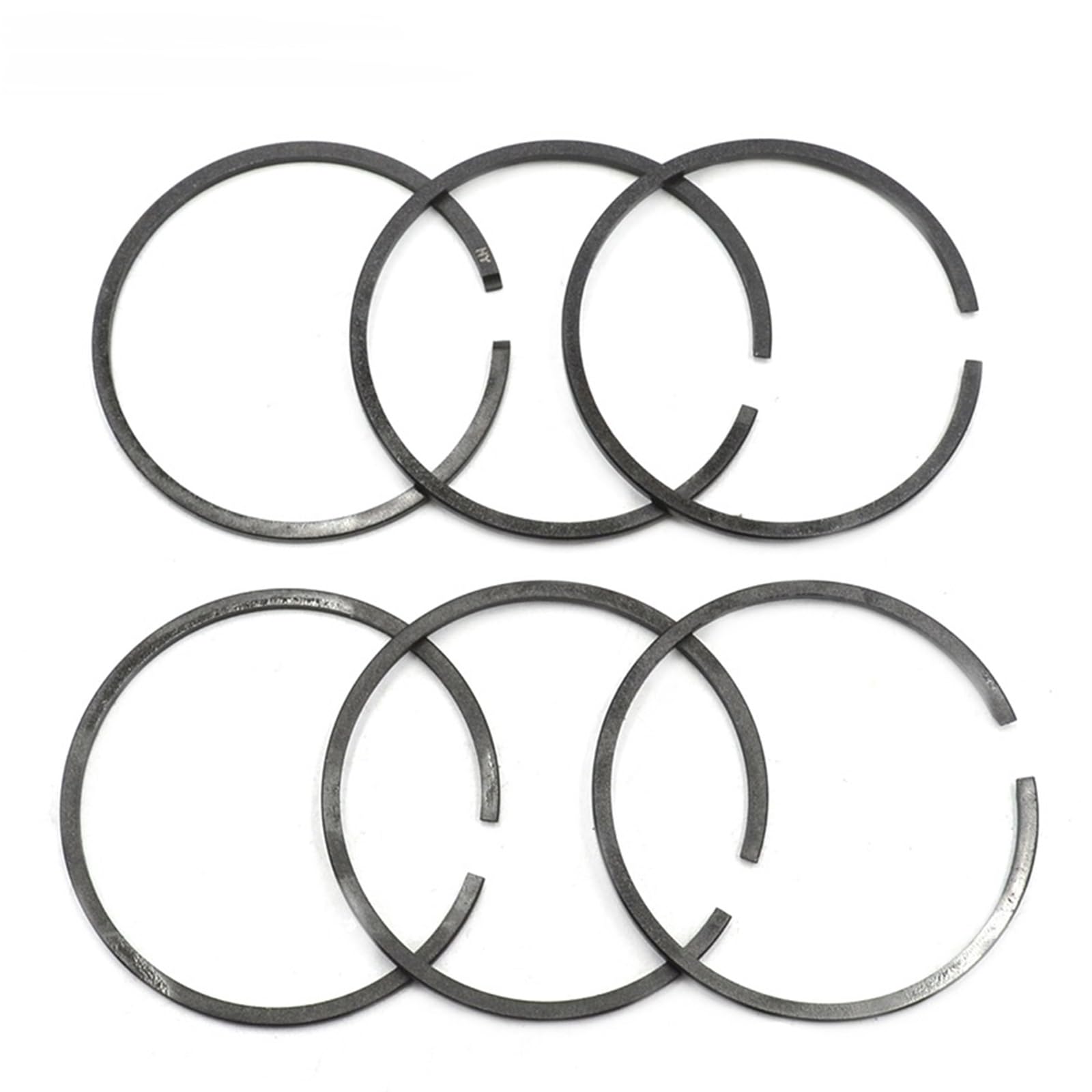 JUNPIY 49 mm x 1,5 mm Kolbenringe, for Dolmar, PS 6800i, for OLEO MAC, 261 Kettensägenmotor, Moto-Zylinder-Reparaturteile, 1,5 mm Dicke Kettensägen-Kolbenring(100 PCS) von JUNPIY