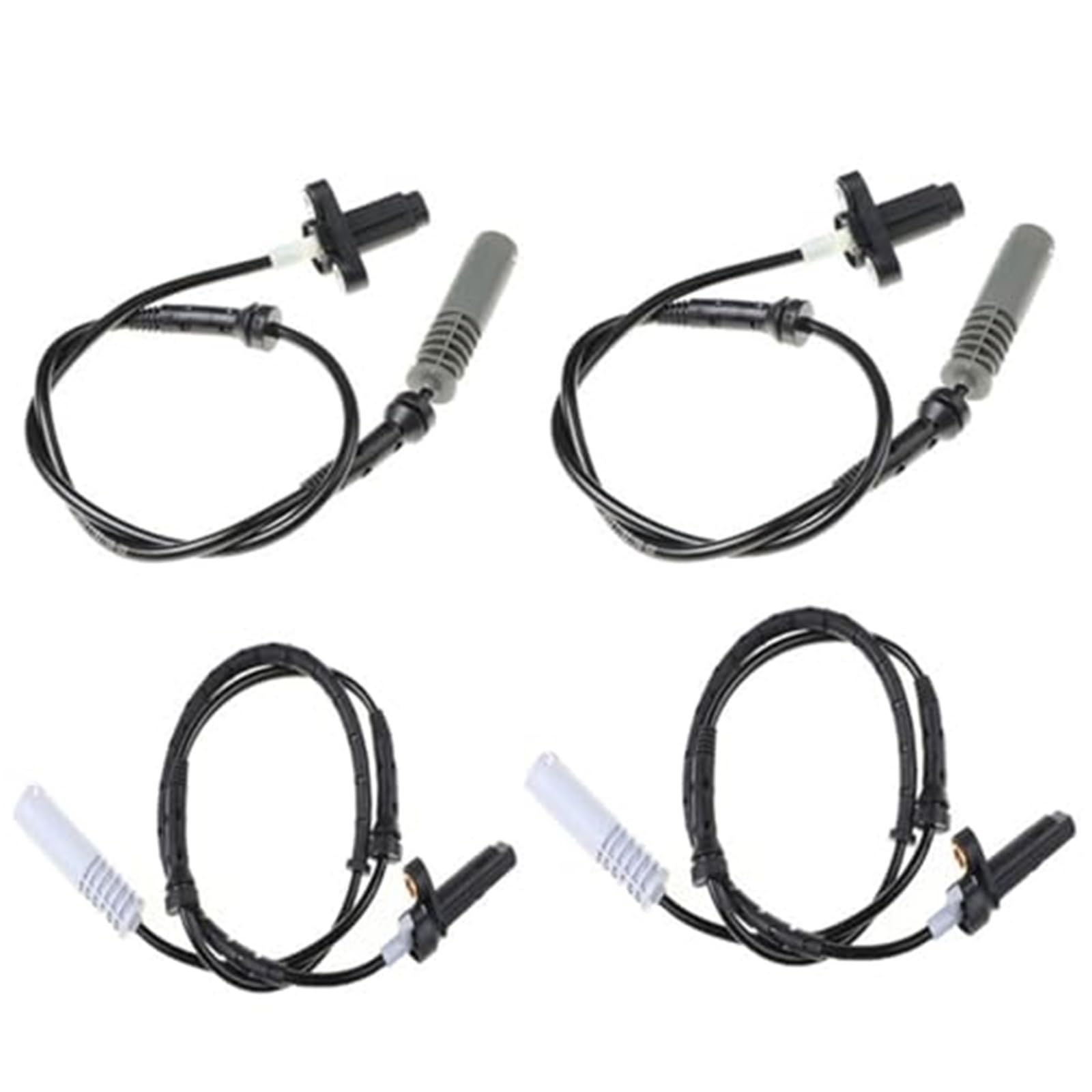 JUNPIY 4PCS Front/Rear Left and Right ABS Wheel Speed Sensor, for BMW, 5 E39 Touring E39 34521182159 34521182160 ABS-Sensor Radgeschwindigkeit von JUNPIY