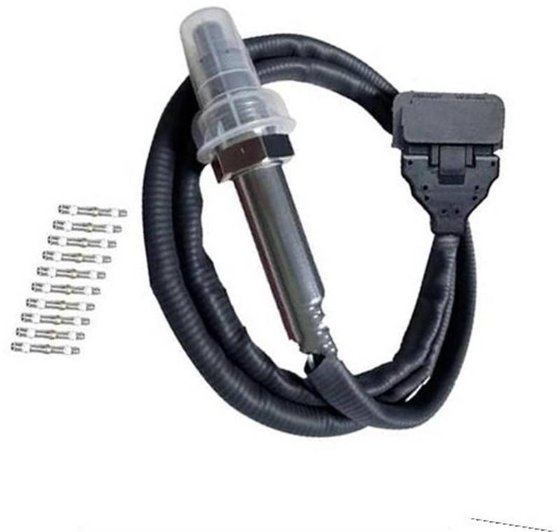 JUNPIY 5WK96761 4359309 A06G218 Stickstoff-Sauerstoff-Sensor, for Cummins, Motor-LKW-Ersatzteile 24-V-Stickoxid-Sensor Kfz-Sauerstoffsensor(Black Probe) von JUNPIY