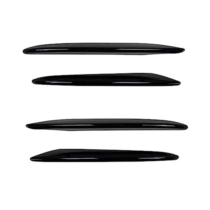 JUNPIY ABS Auto Frontstoßstange Lippensplitter Spoiler Nebelscheinwerferverkleidung, for Mercedes-Benz, E-Klasse W213 S213 E200 E220d E250 E300 AMG 2016-2020 Frontspoiler Frontsplitter-Spoiler(BLACK G von JUNPIY