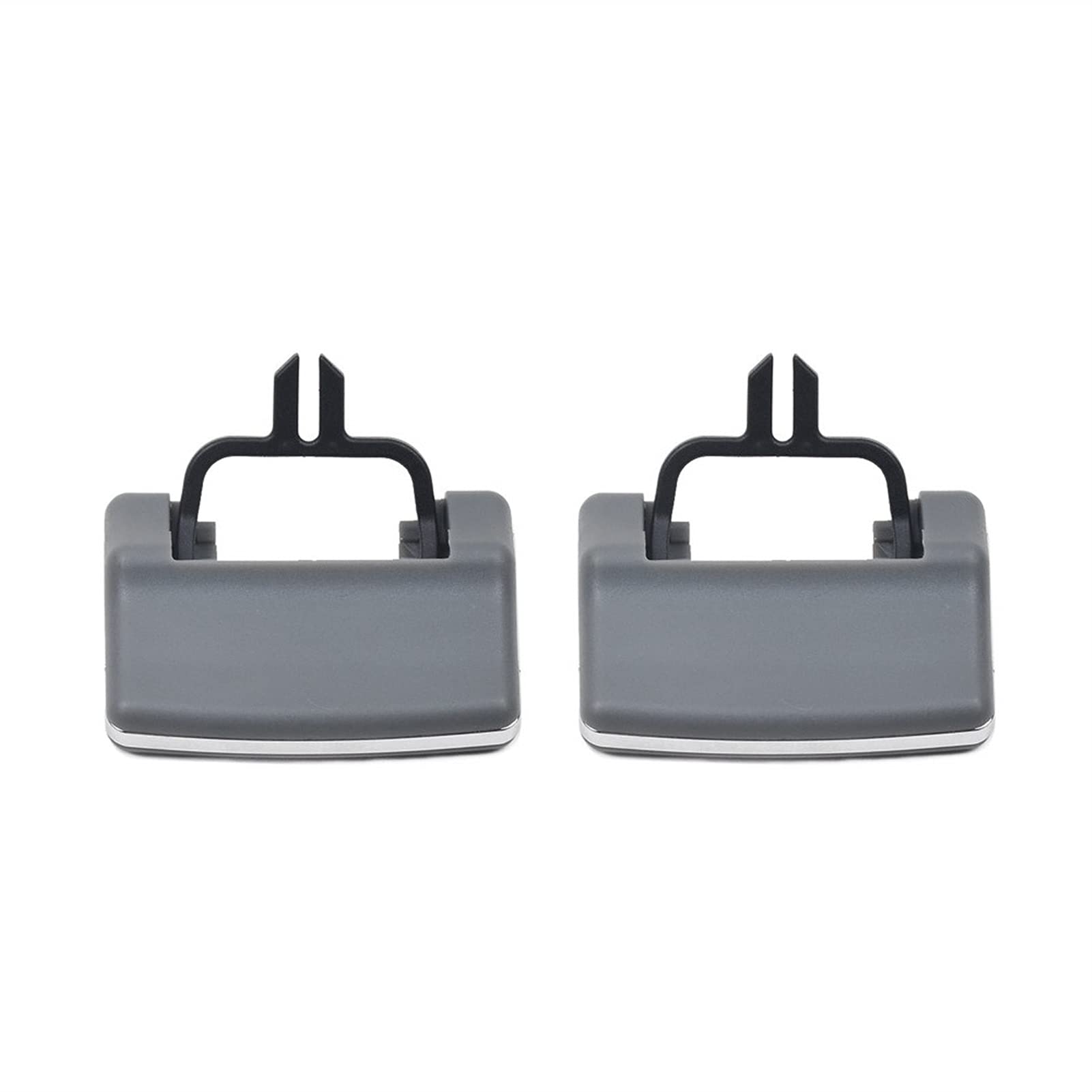 JUNPIY AC-Klimaanlagen-Entlüftungsauslass-Clip-Schieber, for Mercedes-Benz, W164 X164 ML300 GL350 2007–2011 Entlüftungsauslassclip(Central 2pcs Gray) von JUNPIY