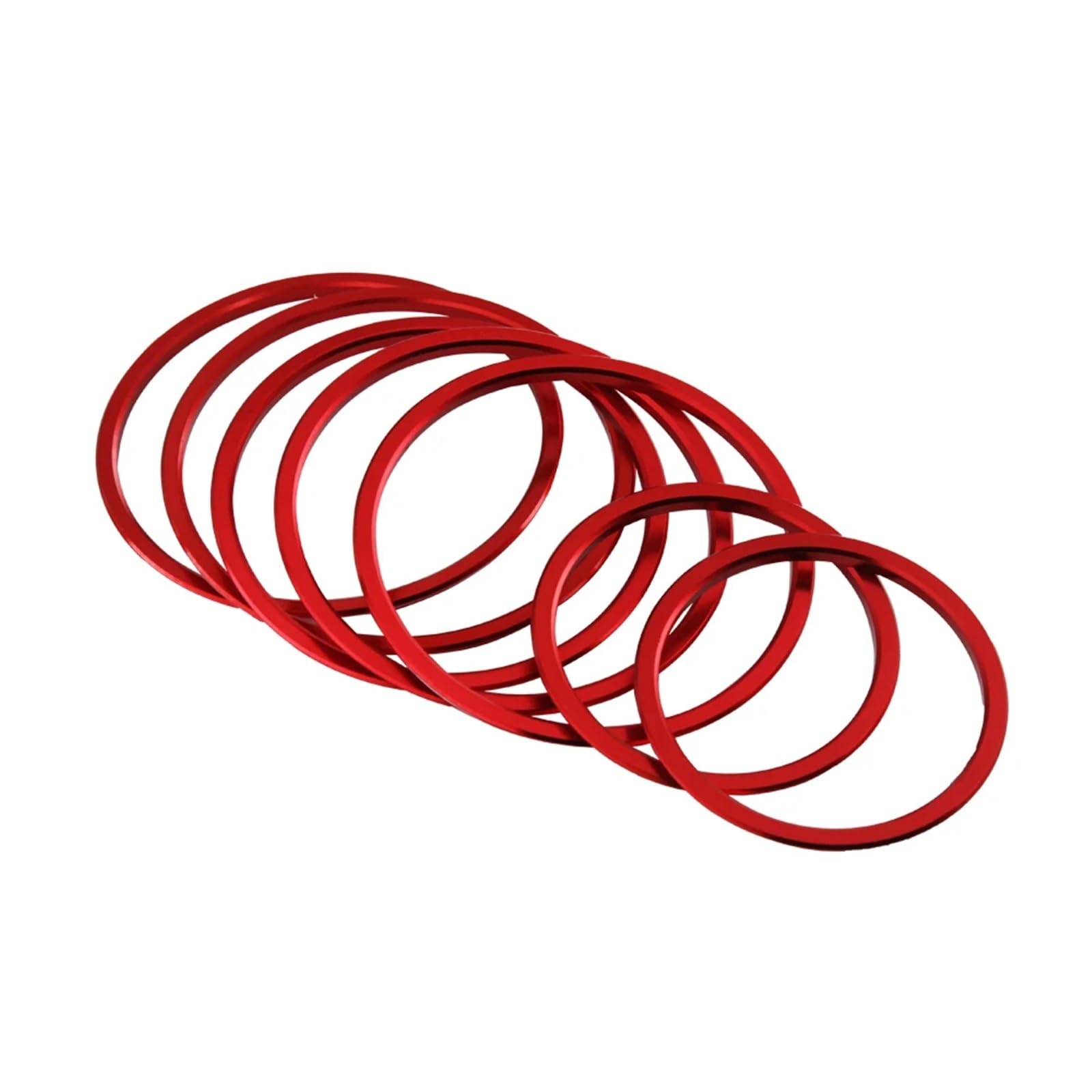 JUNPIY Auto Air Vent Trim Ring for C GLC Klasse C180 C200 C300 GLC250 MB X253 W205 AC Panel Outlet Dekoration Abdeckung Aufkleber Luft-AC-Aufkleber-Dekoration(Red) von JUNPIY