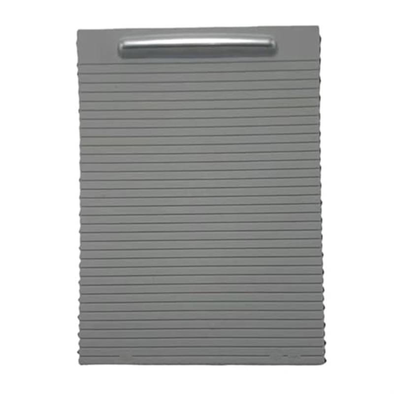 JUNPIY Auto-Armlehnen-Mittelkonsolen-Rollo-Abdeckung Schiebeverschluss Wasserbecherhalter-Panel-Kappe Kompatibel for B6 B7L 3CD857503 Rollo Becherhalter-Rollenabdeckung(Gray) von JUNPIY