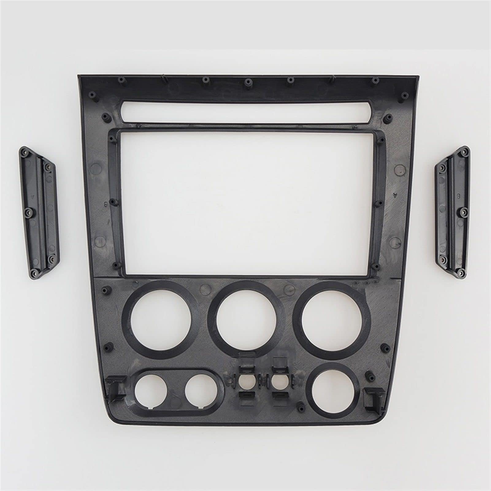 JUNPIY Auto-Audiorahmen, Autoradio-Blende, GPS-Navigationsblende, 9-Zoll-Fasxia, for Hummer H3 2005 2006 2009 2010 FH046003N Stereo-Panel-Rahmen von JUNPIY