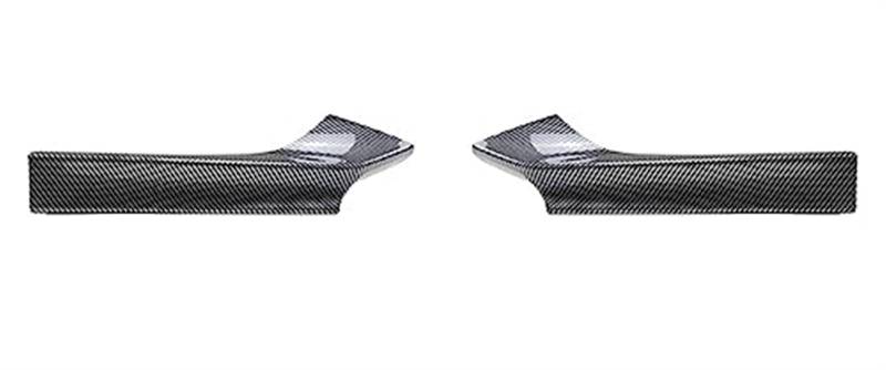 JUNPIY Auto Frontstoßstange Lippendiffusor Seitensplitter Abdeckung Stoßstangenschutzaufkleber, for, 2er F22 M Sports F23 MP 2014~2022 Frontspoiler Frontsplitter-Spoiler(Black Carbon) von JUNPIY