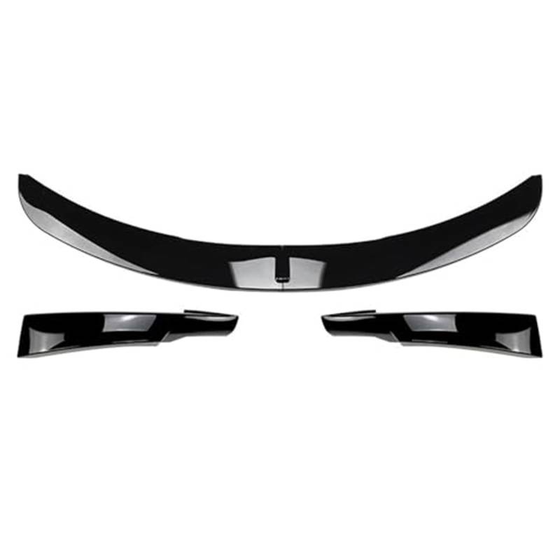 JUNPIY Auto Frontstoßstange Lippenspoiler Diffusor Splitter Body Kit Schürzen Abdeckung, for, 3er E90 E91 LCI M Sport 2009-2012 Schutzverkleidung Frontspoiler Frontsplitter-Spoiler(Black 1set Glossy von JUNPIY